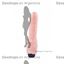 Consolador Siliconado Banana Vibrador